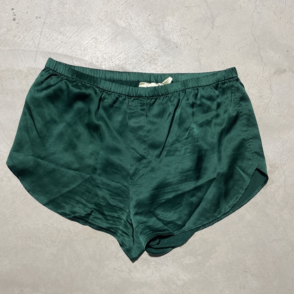 Rare Vintage Men's Victorias Secret Gentleman Silk Fly Front Sleep Shorts Size M